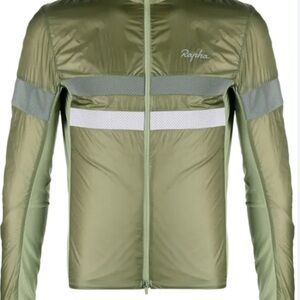 Rapha Men's CYCLING BREVET INSULATED JACKET OLIVE GREEN SZ XL